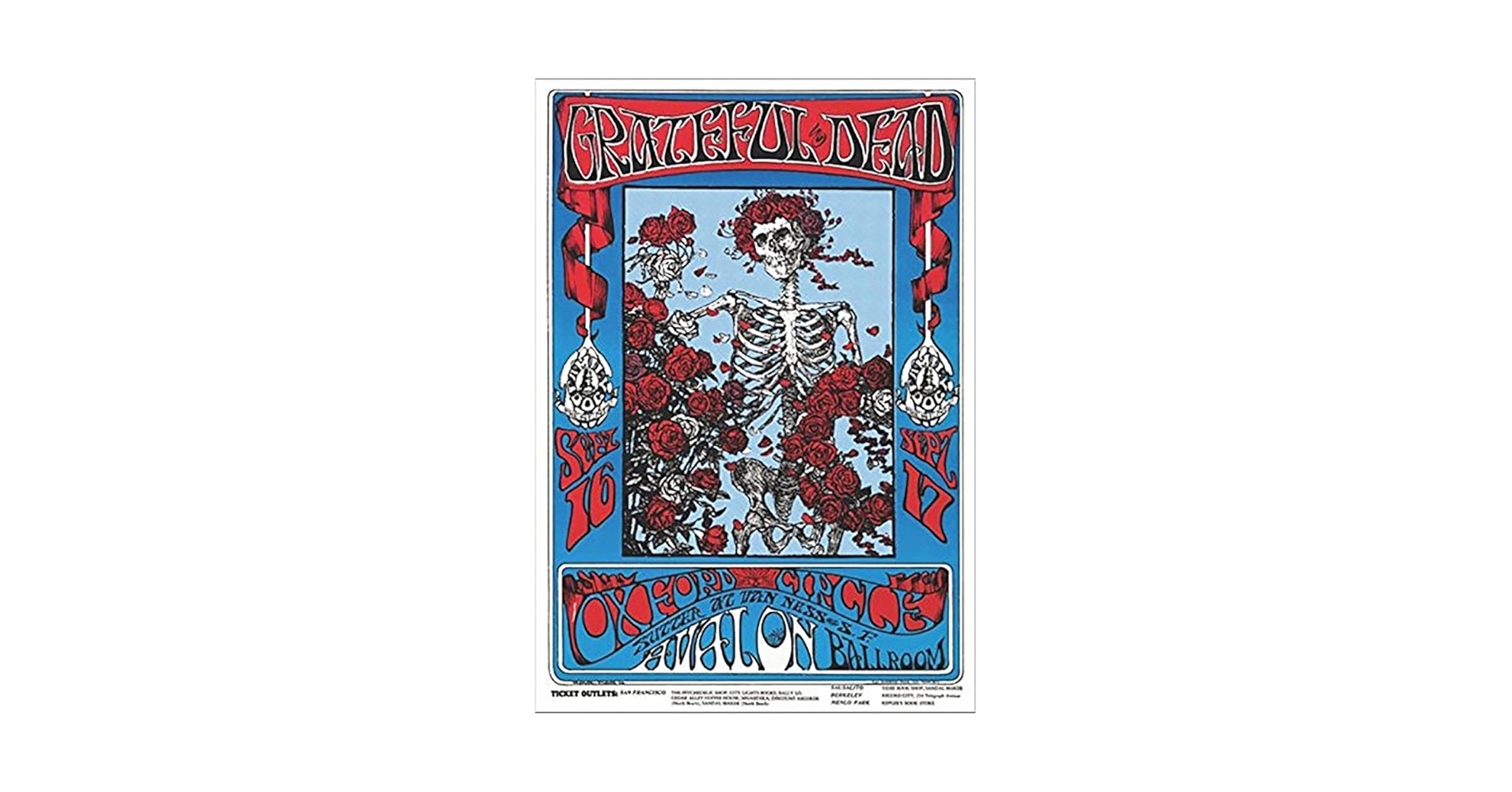 Amazon.com: Buyartforless AIATE Grateful Dead - Skeleton
